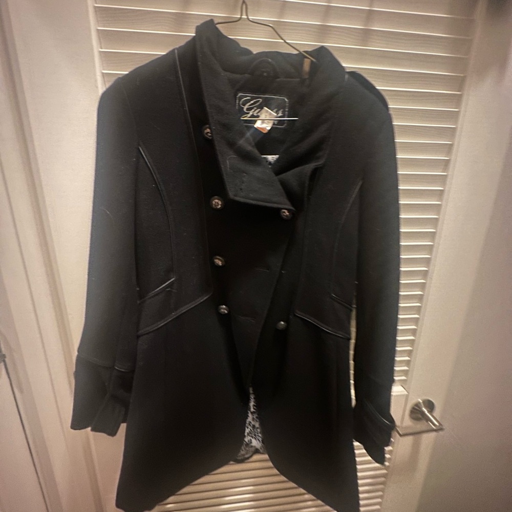 Guess Black Peacoat
